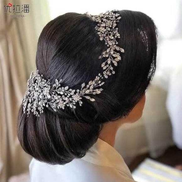 Women Wedding Hair VinePiece Rhinestone Party Jewelry Brid Hair Accessories